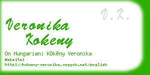 veronika kokeny business card